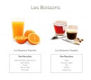 Menu Coeur de blé - Les boissons