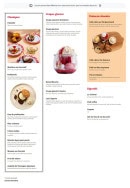 Menu Courtepaille - Les desserts