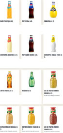Menu Del Arte - Les sodas et jus