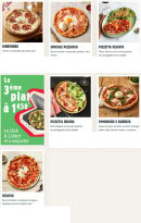 Menu Del Arte - Les  pizzas
