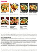 Menu Del Arte - Les plats cuisinés