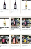 Menu Del Arte - Les vins