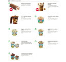 Menu Domino's pizza - Les crèmes glacées