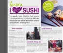 Menu Eat Sushi - l'offre du mardi