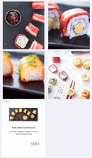 Menu Eat Sushi - Nouveautés 2020