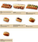 Menu Exki - Les sandwiches