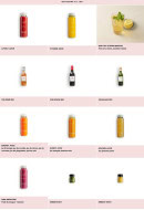 Menu Exki - Les boissons et jus