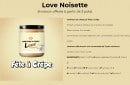 Menu Fête à Crêpe - Love noisette : Confiture de crêpe