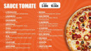 Menu Five Pizza Original - Pizzas sauces tomages