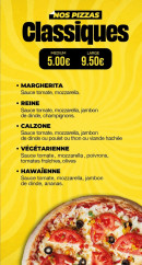 Menu Five Pizza Original - Pizzas classiques