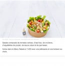 Menu Flunch - Finger food : Salade caesar