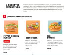 Menu Flunch - Les burgers