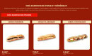 Menu Flunch - Sandwiches froids