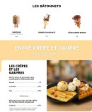 Menu Flunch - Les bâtonnets, gaufres et crêpes
