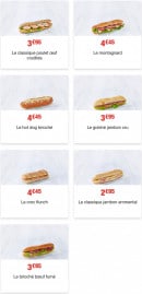 Menu Flunch - Finger food : Sandwiches toastés - 2