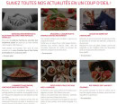 Menu Francesca - Les actualités