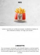 Menu KFC - Frites