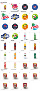 Menu KFC - Boissons
