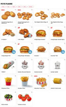 Menu KFC - Petits plaisirs