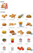 Menu KFC - Menu enfant et petits plaisirs