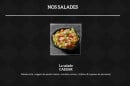 Menu King Marcel - Les salades