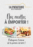 Menu La Pataterie - Carte a emporter La Pataterie