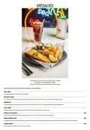 Menu Memphis - Spécialités