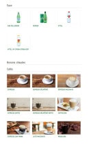 Menu Mezzo Di Pasta - Eaux et cafés