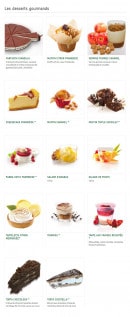 Menu Mezzo Di Pasta - Les desserts gourmands