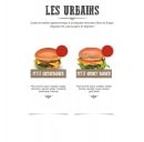 Menu Mythic Burger - Les urbains