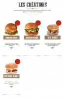 Menu Mythic Burger - Les créations