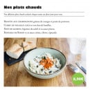 Menu Pegast - Les plats chauds