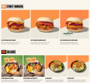 Menu Pitaya - Street burgers et salades