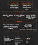 Menu Pitaya - Formules, desserts et boissons