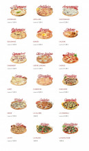 Menu Pizza Bonici - Les pizzas