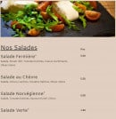 Menu Pizza City - Carte Pizza City Lille - Les salades