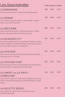 Menu Pizza City - Carte Pizza City Lille - Pizzas - Les gourmandes