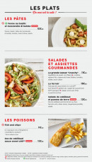 Menu Poivre rouge - Les pates, salades et assiettes gourmandes