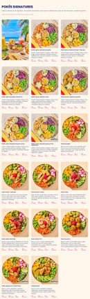 Menu Pokawa - Pokés signature