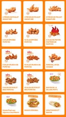 Menu Popeyes - A la carte page 2