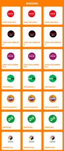 Menu Popeyes - Boissons