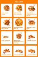Menu Popeyes - A la carte