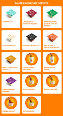 Menu Popeyes - Sauces signature