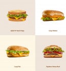 Menu Quick - Liste des burgers disponibles 2020