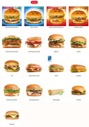 Menu Quick - Les burgers