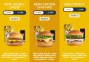 Menu Speed Burger - Burgers classiques - prix en menu 3