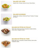 Menu Speed Rabbit Pizza - Les salades suite