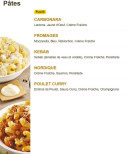 Menu Speed Rabbit Pizza - Les pâtes