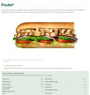 Menu Subway - Poulet