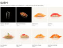 Menu Sushi Shop - Handrolls